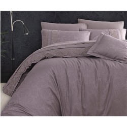 Сатиновое Постельное белье Евро 2 сп. V.I.P Moonlıght SATIN First Choice