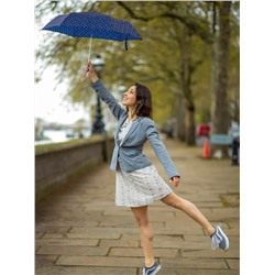 L553-4422 DitsyHearts (Сердца цветные) Зонт женский механика Fulton