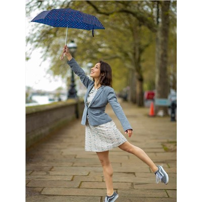 L553-4422 DitsyHearts (Сердца цветные) Зонт женский механика Fulton