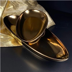 232-007 Набор из 2 глубоких овальных блюд 31/20см ВИНТАЖ в под.уп.(х12)Фарфор