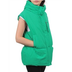 23129 GREEN Жилет утепленный женский (100 гр. холлофайбер)