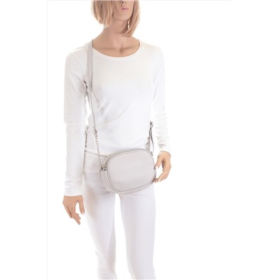 Женская кожаная сумка Richet 2819Н1Н Dalia silver