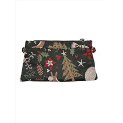 51 Косметичка Сказочный лес темный фон 21х14х3см 08730 кольца для ремешка