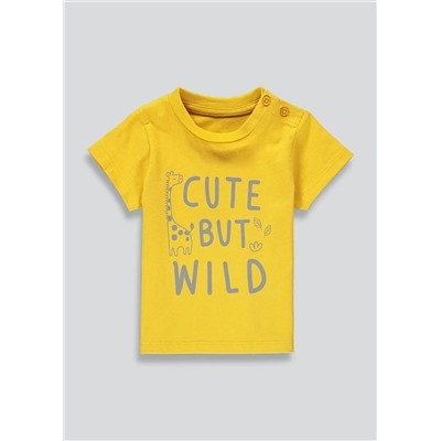 Unisex Cute But Wild T-Shirt (Tiny Baby-23mths)
