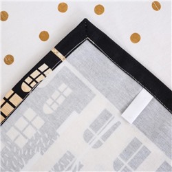 Скатерть новогодняя «Этель» Золотой город 147×180 см, 100% хлопок, саржа 190 г/м² с ГМВО