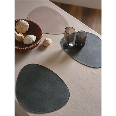 Салфетка сервировочная Drop, 33х41 см, зеленая/бежевая