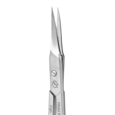 Frau Finger Ножницы маникюрные для кутикулы изогнутые / Professional FSP-118DP, матовые, ручная заточка, 10 см