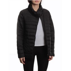 K-635 BLACK Куртка демисезонная стеганая женская (70 гр. холлофайбер)