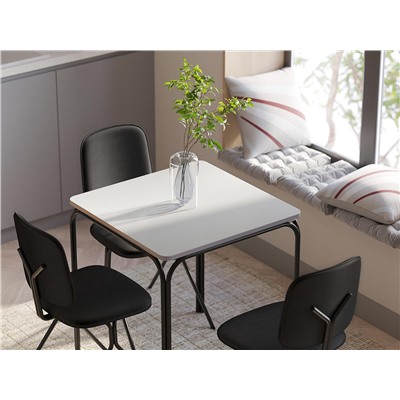 Стул Ror, Y, велюр, черный/черный