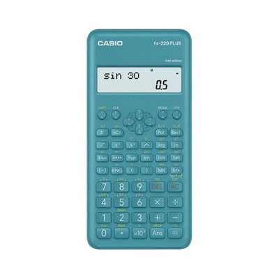 Калькулятор инженерный CASIO FX-220PLUS-2-S (155х78мм), 181 функция, пит.от батареи, серт. для ЕГЭ