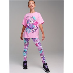 Комплект для девочки: футболка, леггинсы