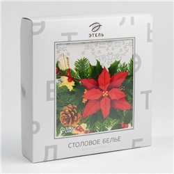 Скатерть новогодняя «Этель. Рождественский бал», 150×110 см ±3 см с ГМВО, 100% хлопок