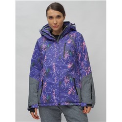 Горнолыжный костюм женский фиолетового цвета 02216F