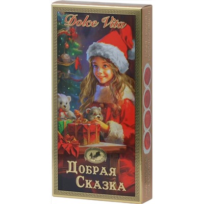 Dolche Vita. Новый год. Мармелад Малиновый. Добрая сказка 155 гр. карт.упаковка