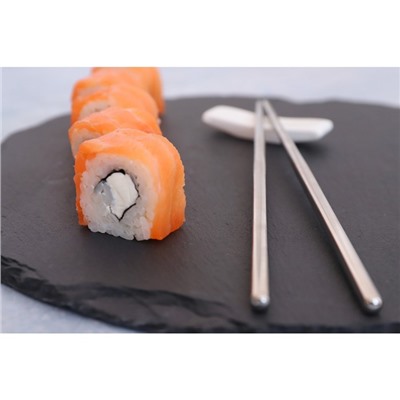 Палочки для суши Bacchette, длина 21 см, серебристые