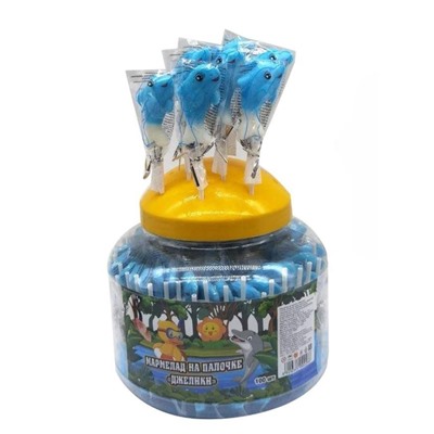 Мармелад на палочке "Дельфин" (банка - 100 шт)