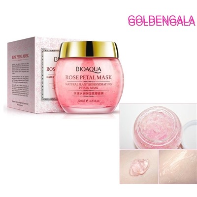 BIOAQUA ROSE PETAL MASK Увлажняющая маска с лепестками роз 120 г