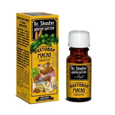 Масло эфирное Dr. SHUSTER Пихтовое 10 мл, Хиты продаж
