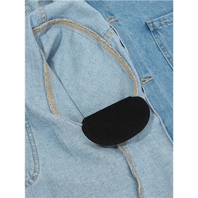 Защитные вкладыши для подмышек, 6 пар, на клеевой основе, чёрные