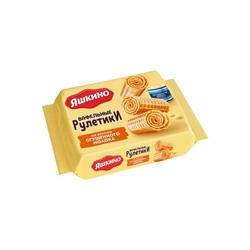«Яшкино», рулетики вафельные со вкусом сгущённого молока, 160 г