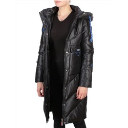 9190 BLACK Пальто зимнее женское EVCANBADY (200 гр. холлофайбера)