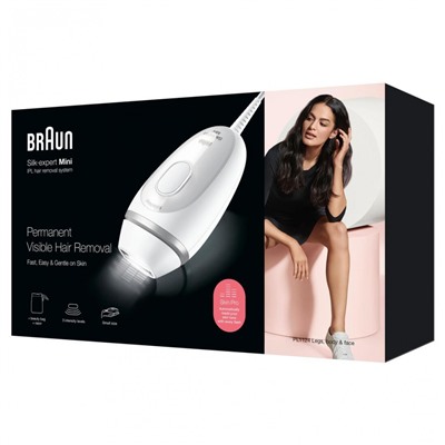 Braun IPL System quot;Silk-expert Pro PL1124 + Venus Rasiererquot; in Weiss/Silber  Система IPL "Silk-expert Pro PL1124 + Venus Shaver" белый/серебристый