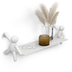 Полка Buddy, 46х15 см, белая