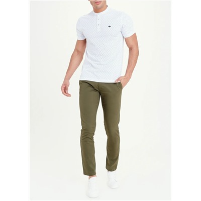 Big & Tall Short Sleeve Henley Collar Polo Shirt