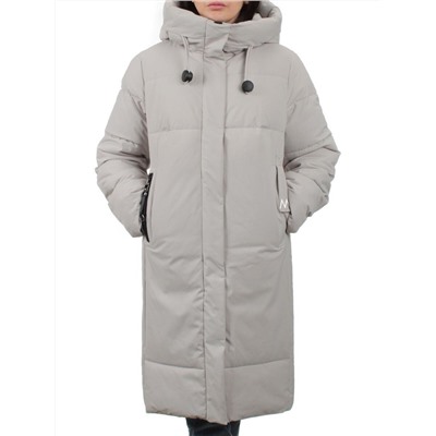 23073 LIGHT BEIGE Пальто зимнее женское (холлофайбер 200 гр.)