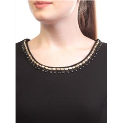 1603 BLACK Платье женское (90% хлопок, 10% полиэстер)