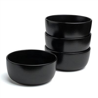 НАБОР САЛАТНИКОВ BRONCO "CHOICE BLACK" 15 СМ 4ШТ