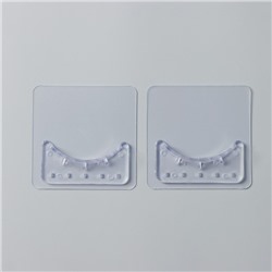 Держатели для карниза Доляна, 2 шт., самоклеящиеся, прозрачные