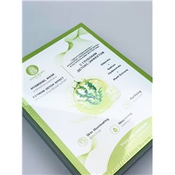 Coco Blues Гидрогелевая маска с хлореллой, гиалуронатом натрия и растительными экстрактами / Глубокий детокс-эффект, 5 шт. х 30 г