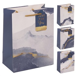 Пакет подарочный 18*23*10 Мрамор ассорти 4 вида КОКОС 231937/12/Китай