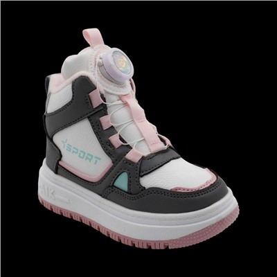 Кроссовки зимние на меху В7186-15 белые