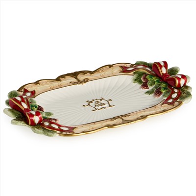 БЛЮДО LEFARD "ЕЛКА" ПРЯМОУГОЛЬНОЕ 45*30*3 СМ (КОР=6ШТ.)