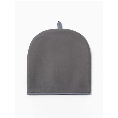 Грелка на чайник Этель Home collection grey 28×28 см, 45% лён, 55% хлопок
