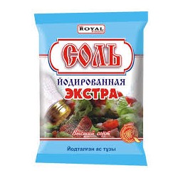 Соль Royal Food Соль экстра 900гр м/у (20шт)