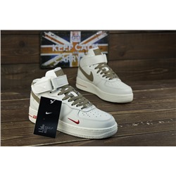 Найк Аир Форс 1 из натуральной плотной кожи