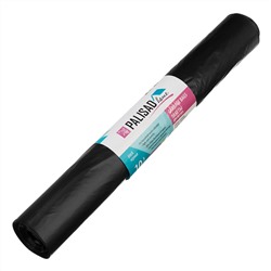 Пакеты для мусора 200 л x 10 шт., ПВД особопрочные черные, длинный ролик, Home Palisad