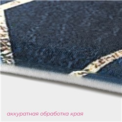 Коврик для ванной и туалета Доляна «Бурлеск», 45×120 см