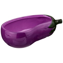 БЛЮДО ДЛЯ ЗАПЕКАНИЯ "БАКЛАЖАН" 560 МЛ. 21,5*11,5 СМ.ВЫСОТА=6 СМ. КОЛЛЕКЦИЯ "IL RACCOLTO" (КОР=18ШТ.)