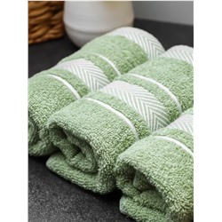 Комплект полотенец 3 шт 50*90 Рейв Олива