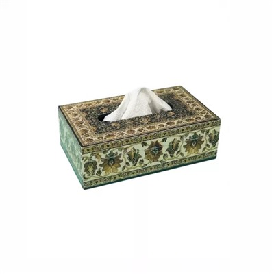 Салфетница из МДФ, Tissue Box for Table in MDF (23 x 14 x 8 cm, Jamawar), произв. Duli