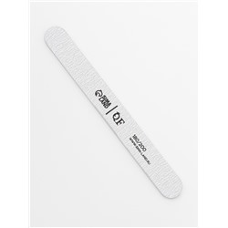 Пилка для ногтей, прямая, 180/200 грит, 18 см, серая