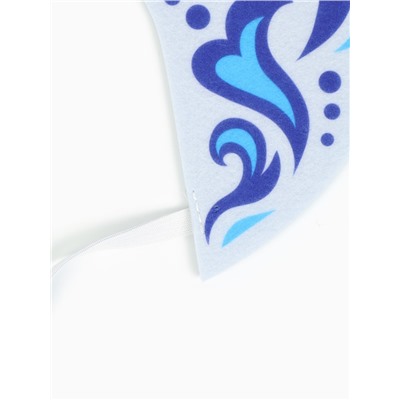 Кокошник карнавальный «Снежная принцесса», фетра