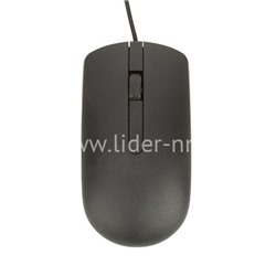 Мышь проводная PERFEO NO NAME-3 USB (черная)  тех упаковка