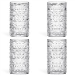 НАБОР СТАКАНОВ "BUBBLES" 4 ШТ. 460 МЛ /14 СМ