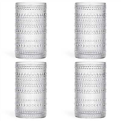 НАБОР СТАКАНОВ "BUBBLES" 4 ШТ. 460 МЛ /14 СМ