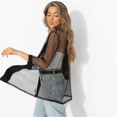 Кардиган, который собирает образ, Для стильного образа (черный)